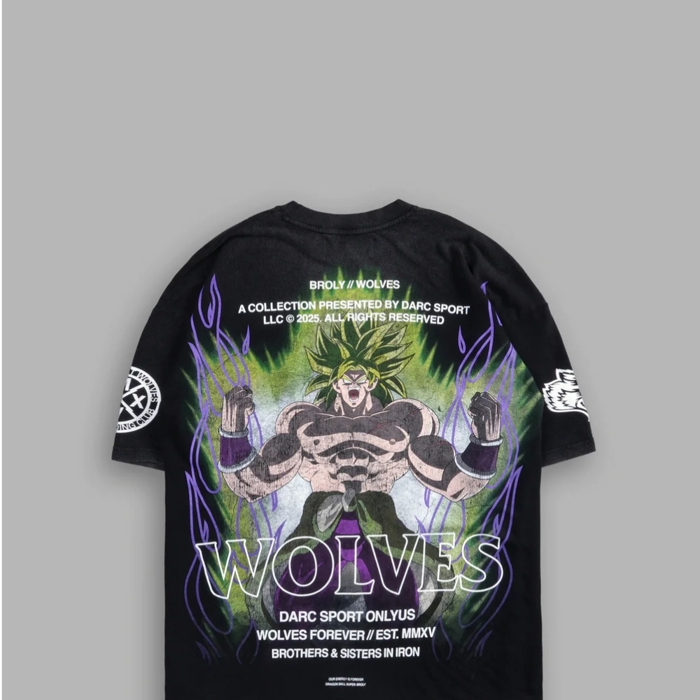 Darc Sport Black Wolves Graphic T-Shirt